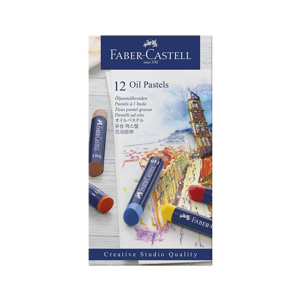 Óleo Pastel Faber Castell - 12 Colores - Juan Marcet